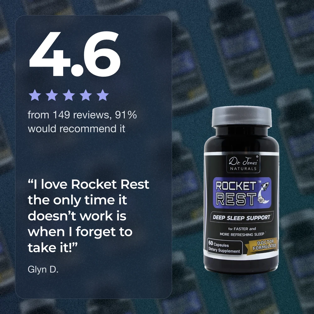 Rated 4.6 from 149 reviews, 91% would recommend it. Glyn D.: I love Rocket Rest the only time it doesn't work is when I forget to take it