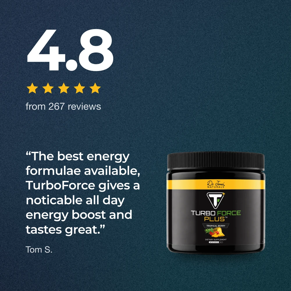 Rated 4.8 from 267 reviews. Tom S.: The best energy formulae available, TurboForce gives a noticable all day energy boost and tastes great